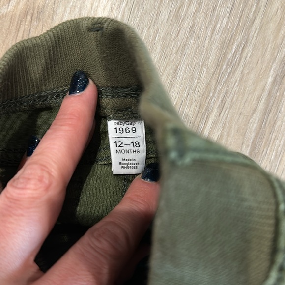 GAP boy 12-18 elastic waist pants (style similar to jeans). Bundle for discount - Picture 3 of 3